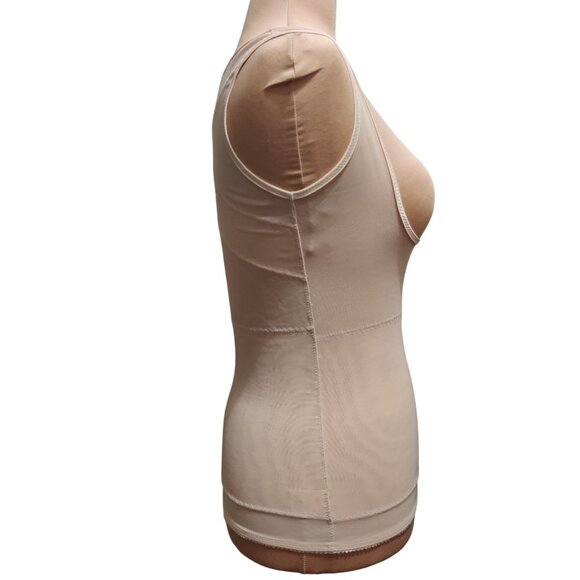 Kymaro XL Beige Body Shaper Firm Control Open Bust Compression Tank Top 30386 - Picture 3 of 12